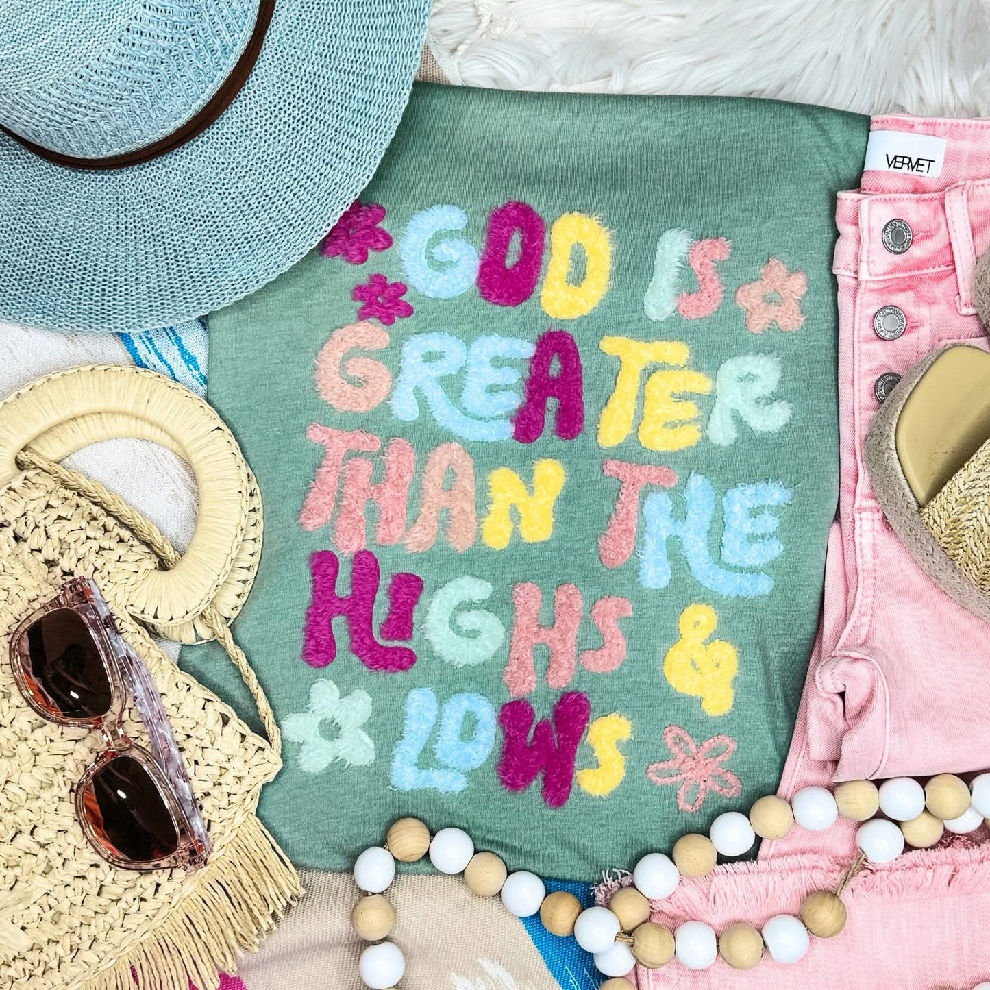 Highs and Lows Fluffy Tee