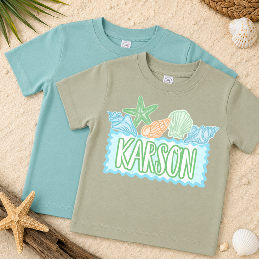 Seashell Name Tee (Kids)