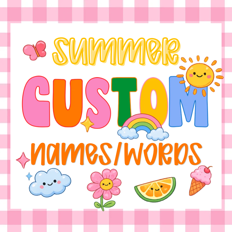 Summer Custom Name Tee (Kids)