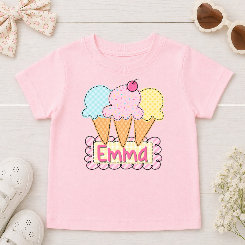 Ice Cream Name Tee