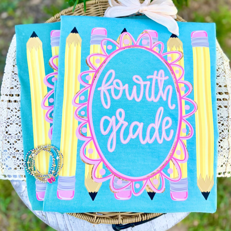 Pencil Frame Grades Tee