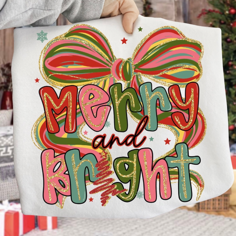 Merry Bright Bow Top
