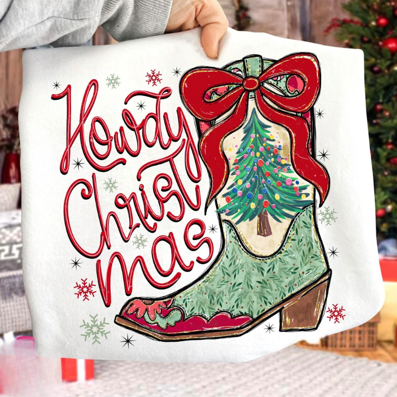 Howdy Christmas Top