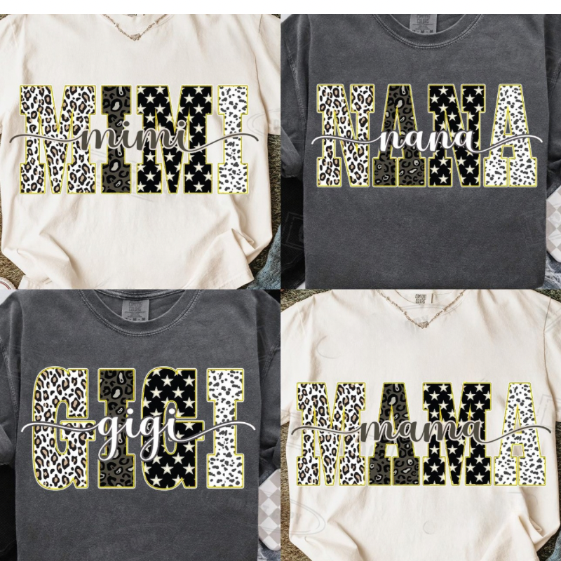 Custom Western Name Tees