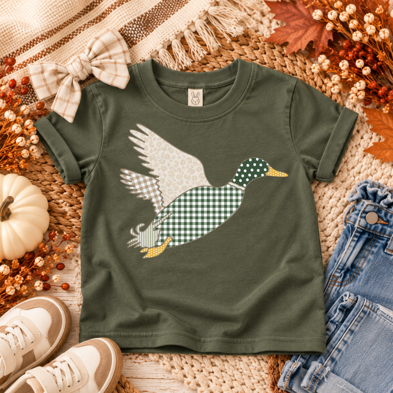 Preppy Patch Duck (Kids) Tee