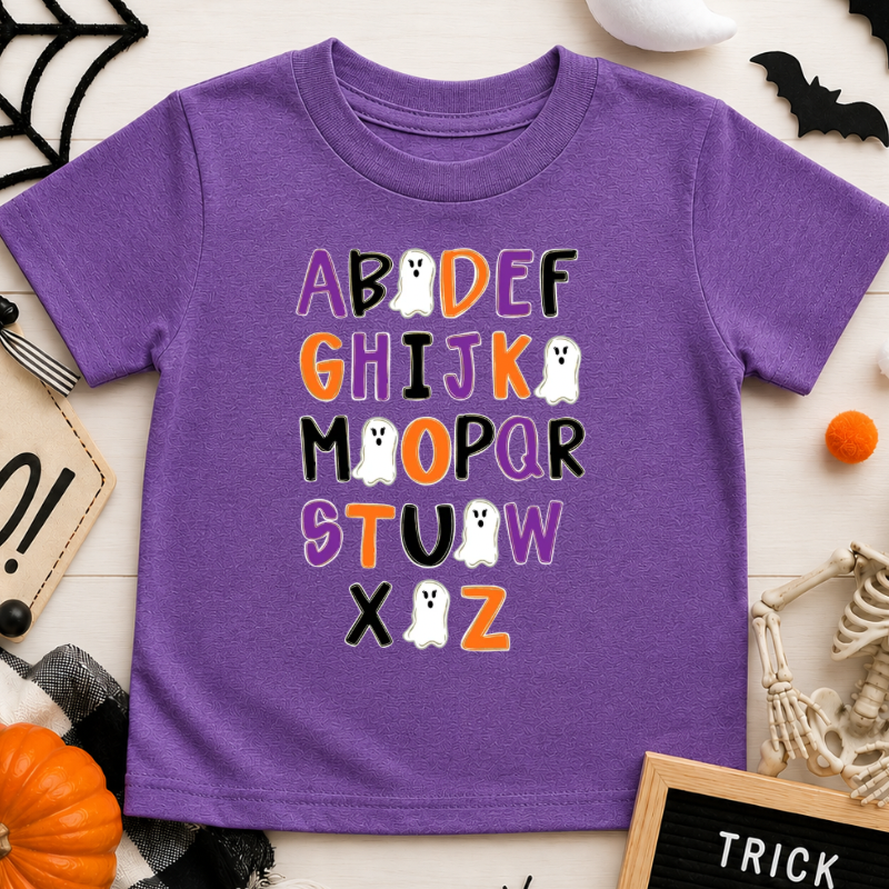 Alphabet Ghost Tee