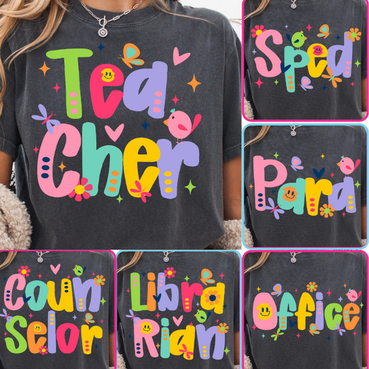 Handwritten Teacher Tee