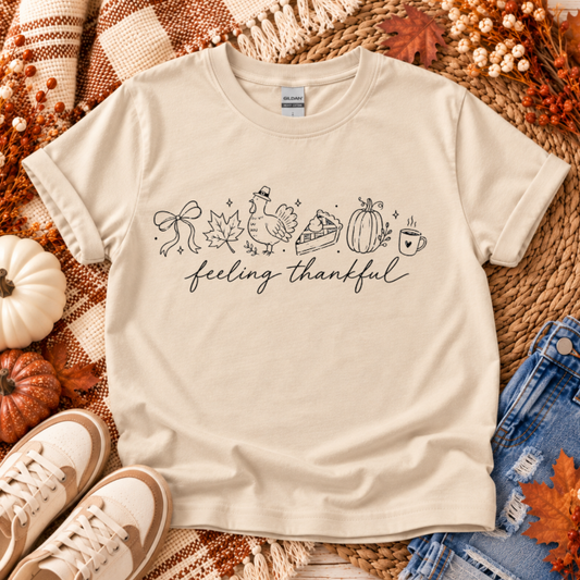 Feeling Thankful Doodle Tee
