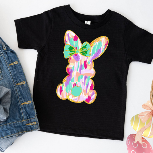 Brushstroke Bunny Tee