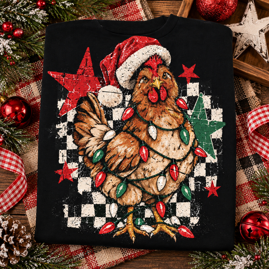 Christmas Light Chicken Top
