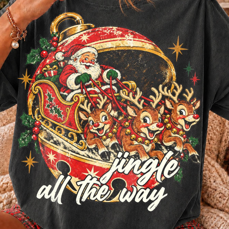 Jingle All The Way Retro Top