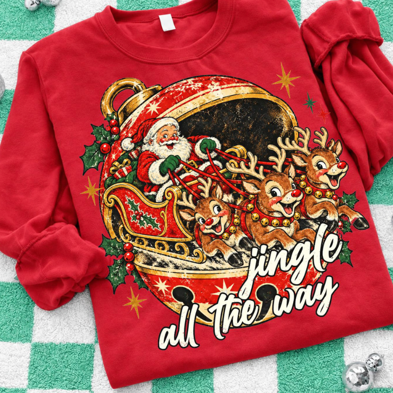Jingle All The Way Retro Top