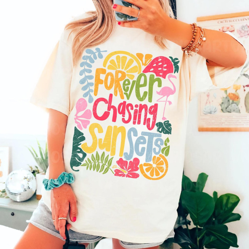Forever Chasing Sunsets Tee