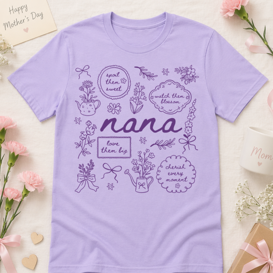 Cottage Core Mama Doodle Tee