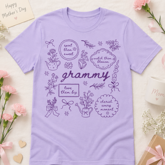 Cottage Core Mama Doodle Tee