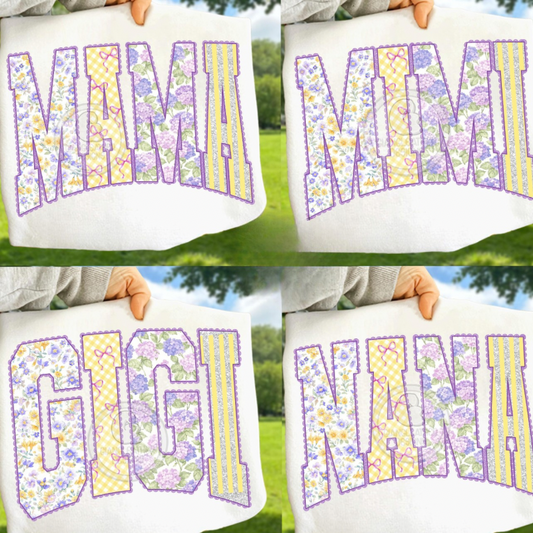 Floral Lace Mama Tee