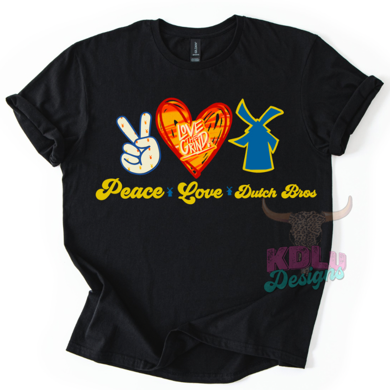 Peace Love DB Tee