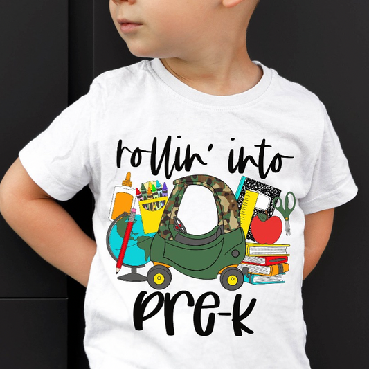 Rollin Into Pre-K Tee