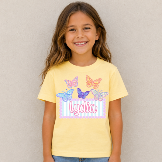 Butterfly Name Tee