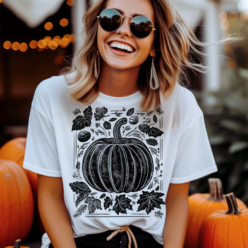 Pumpkin Sketch Tee