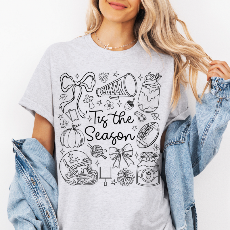 Fall Season Doodles Tee