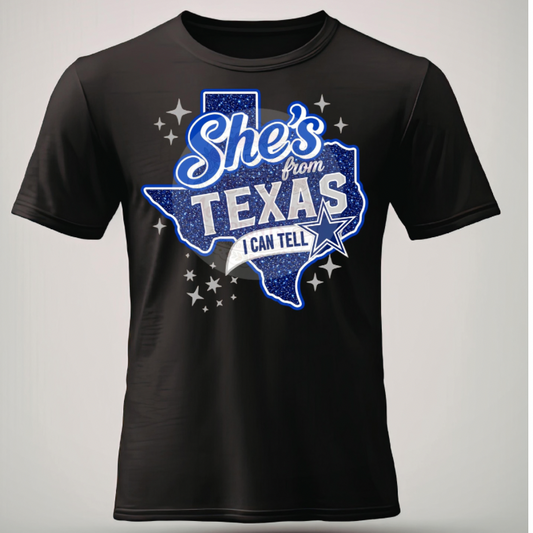 She’s From Texas Teams Tee