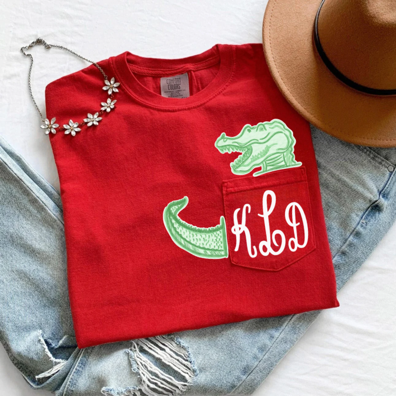 Monogram Gator Tee