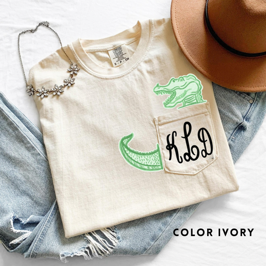 Monogram Gator Tee