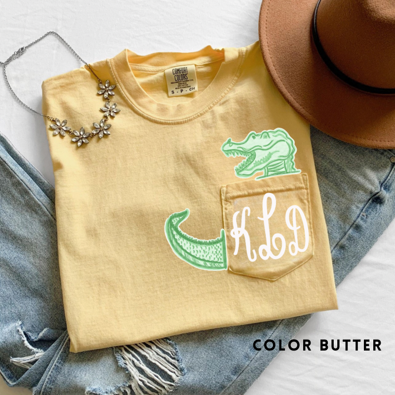 Monogram Gator Tee