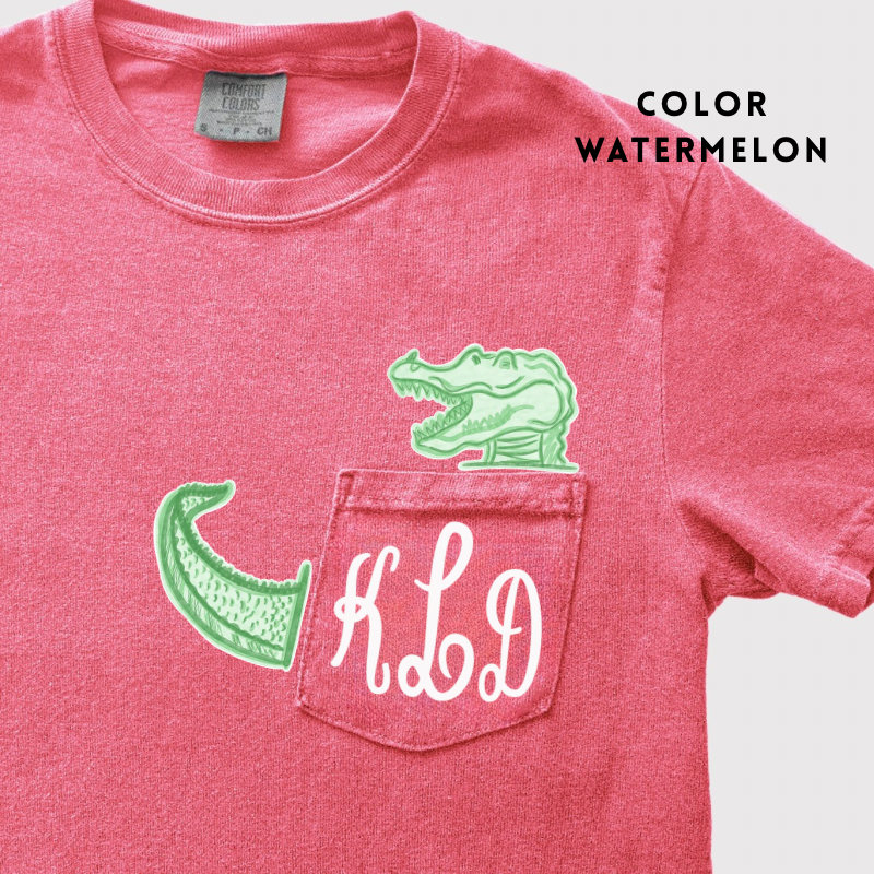 Monogram Gator Tee