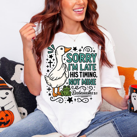 His Timing Tee