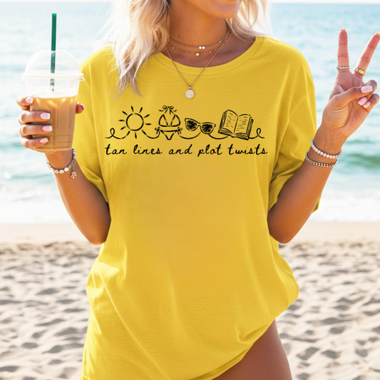 Tan Lines & Plot Twists Tee
