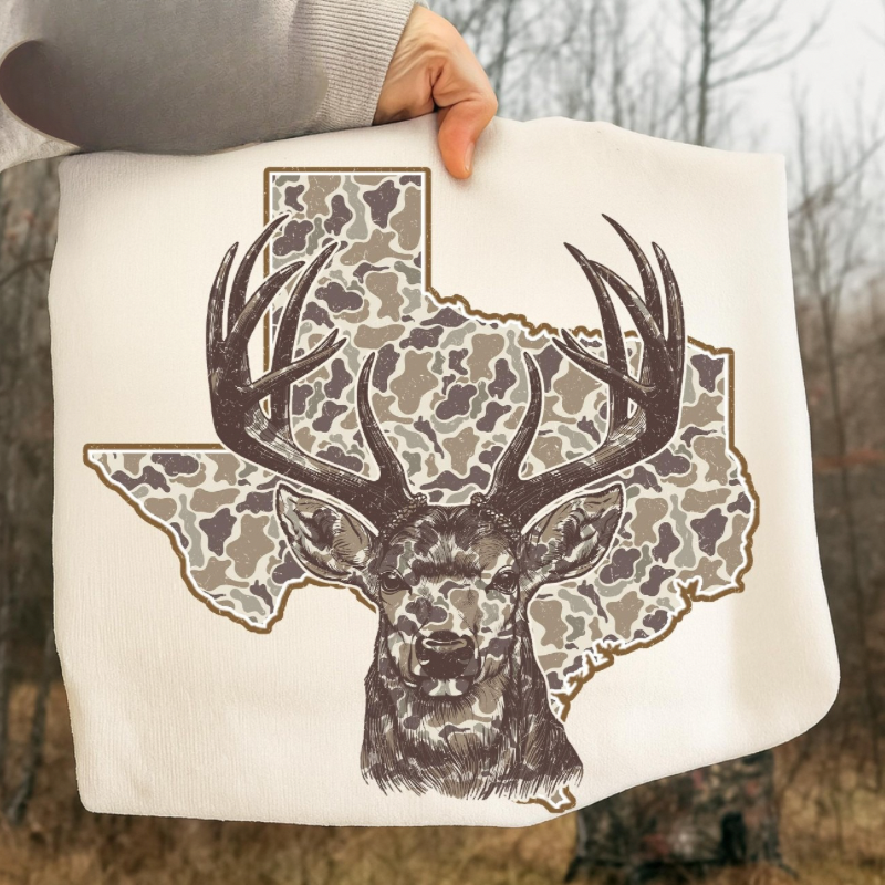 Camo Texas Buck Top