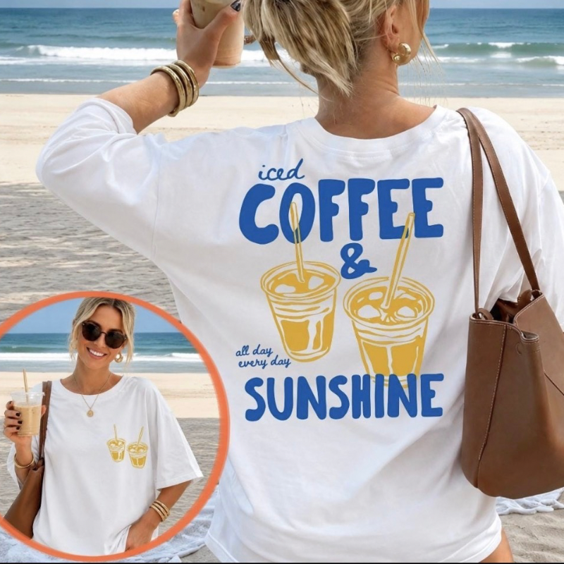 Iced Coffee & Sunshine Tee