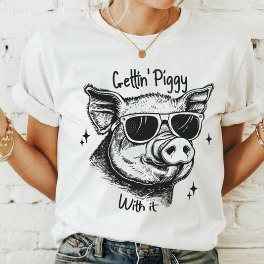 Getting Piggy Tee