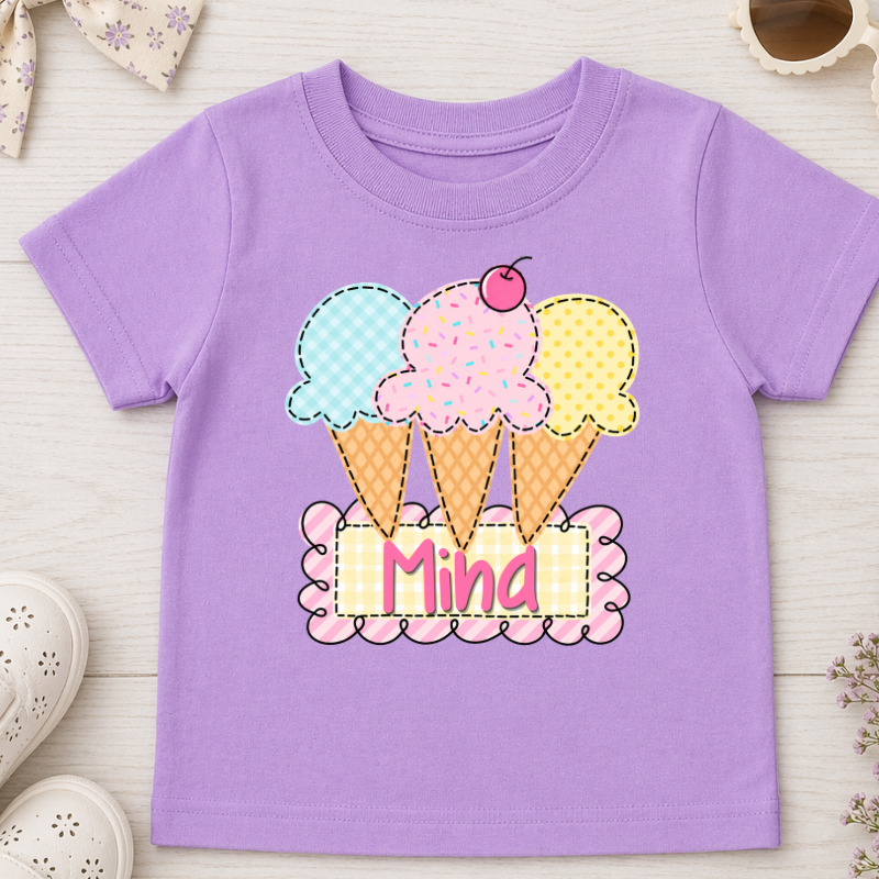 Ice Cream Name Tee