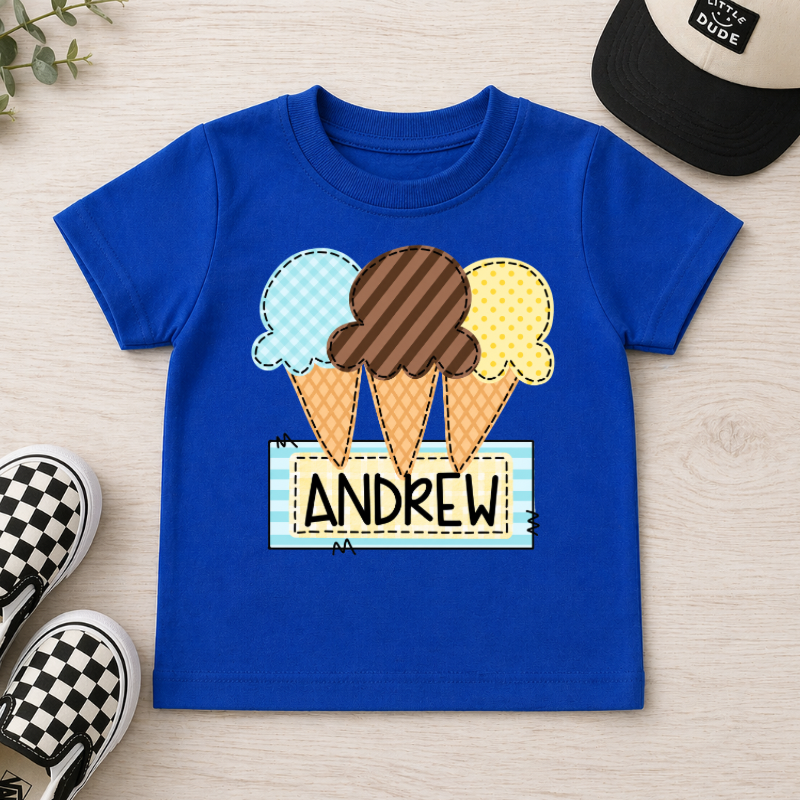Ice Cream Name Tee