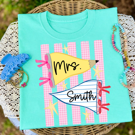 Teacher Bunting Tee