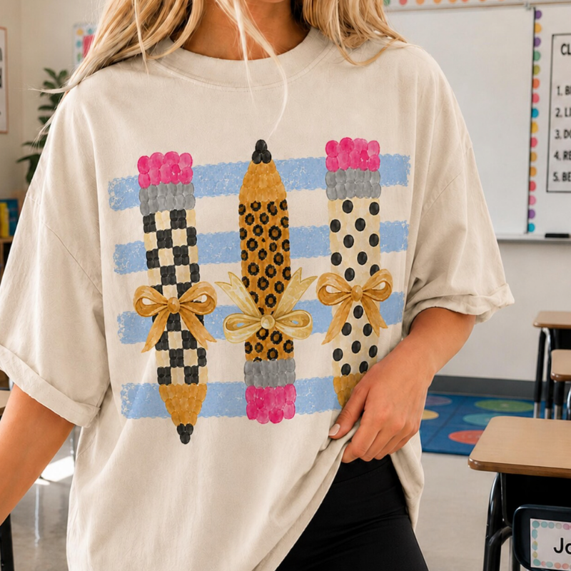 Trio Pencil Tee