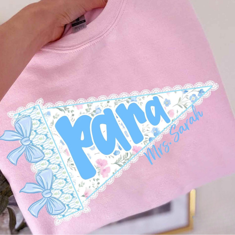 Floral Pennant Tee