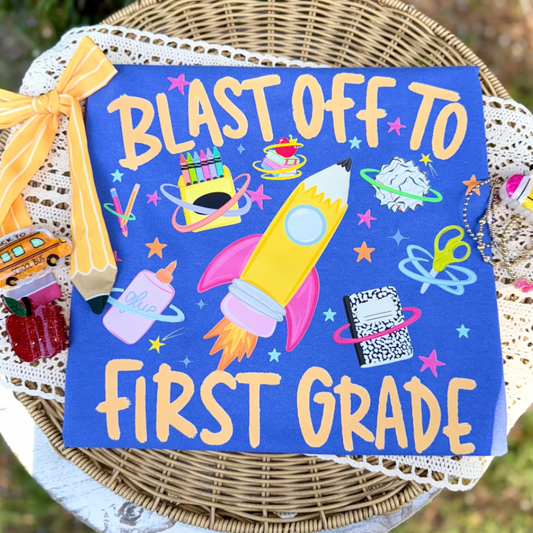 Blast Off to Grade Tee
