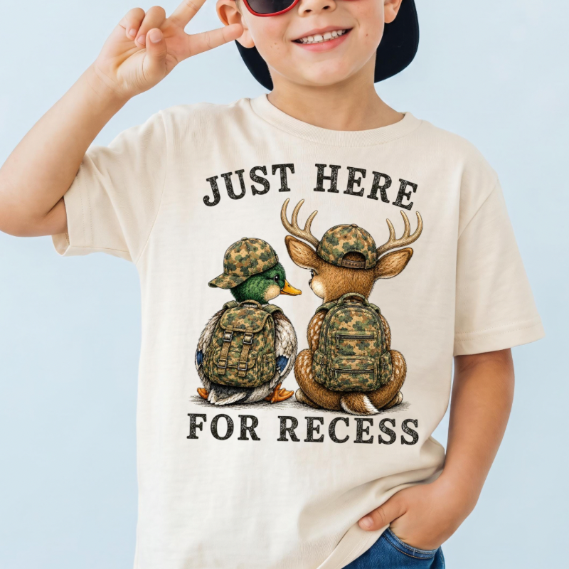 Here for Recess Tee