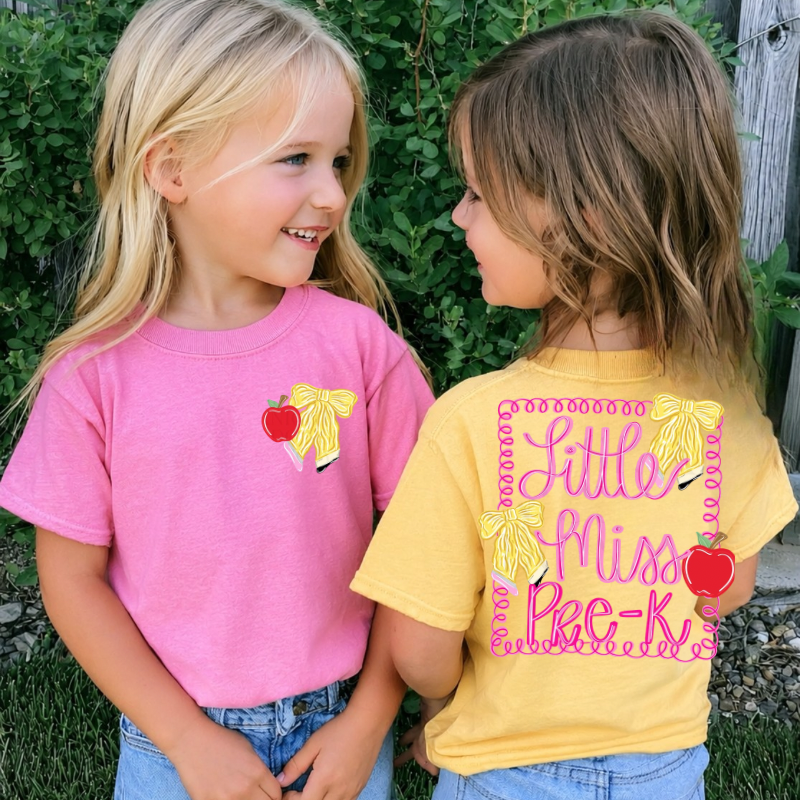 Little Miss PreK Pocket Tee