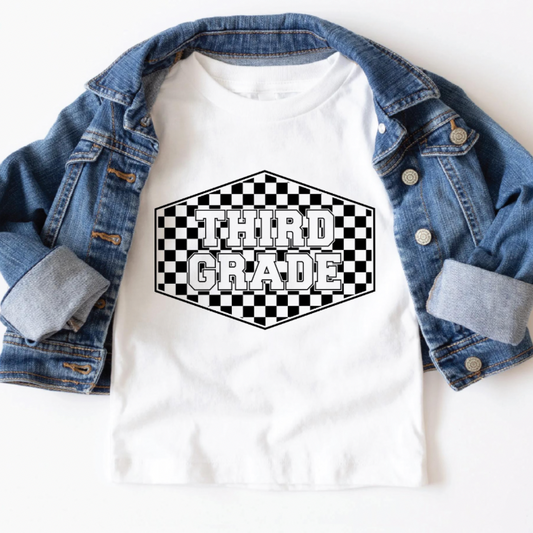 Checkered Grade Tee