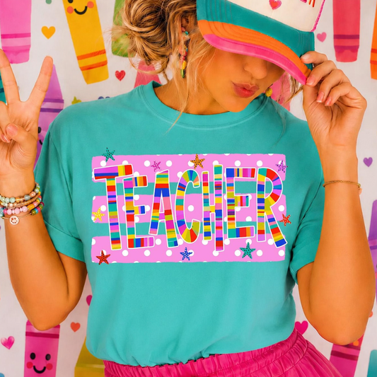 Dotty Teacher Tee