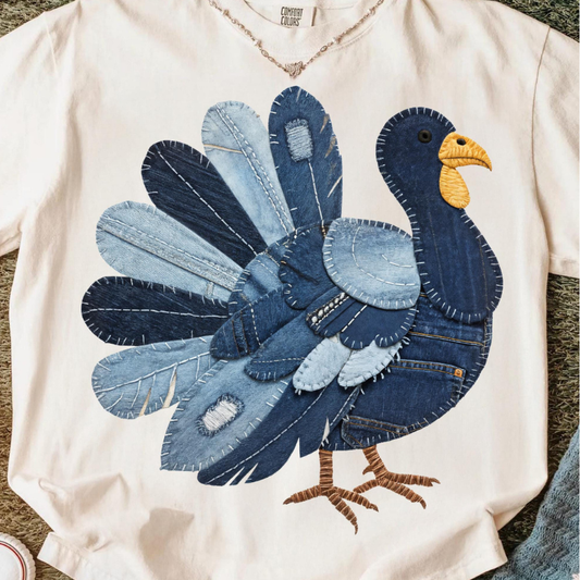 Denim Turkey Tee