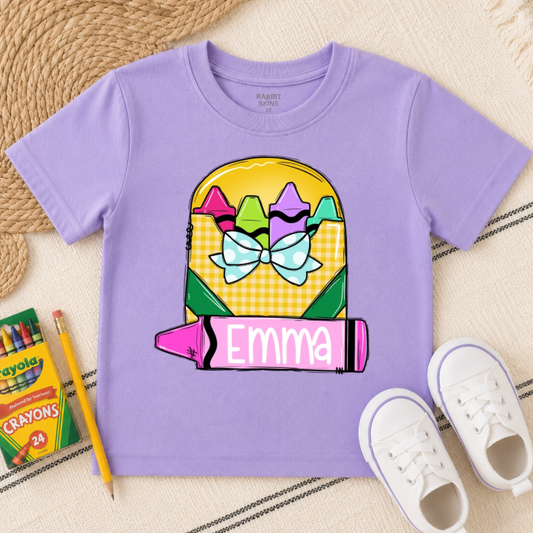 Crayon Name Tee