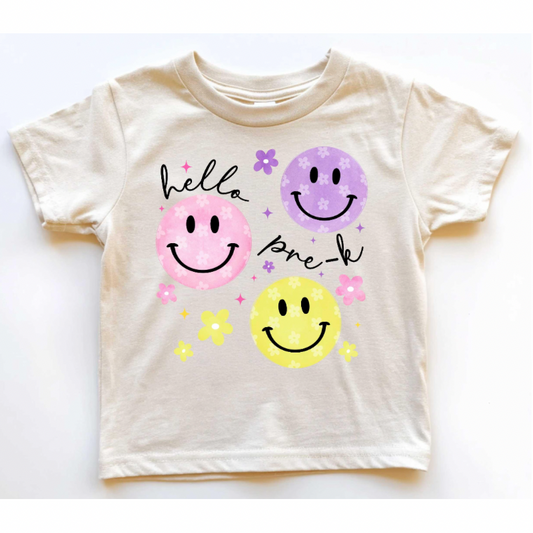 Hello Smiley Grades Tee