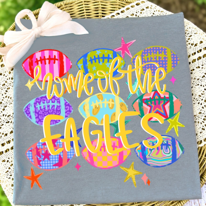 Preppy Footballs Tee