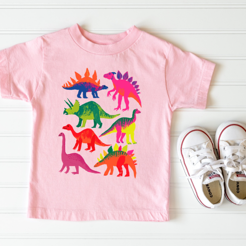 Neon Dinos (Kid) Tee